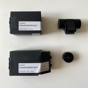 Moment lens universal gimbal counterweight